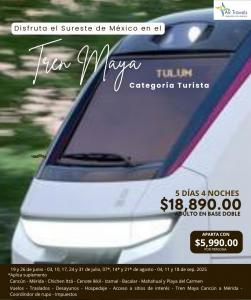 Tren y Paraíso Maya 2025