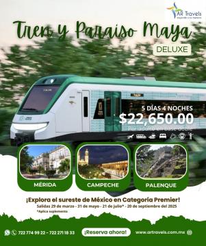 Tren y Paraíso Maya Deluxe